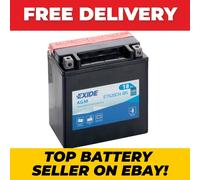 Exide ETX20CH-BS 12V Motorcycle Battery YTX20CH-BS 12V 18AH 230A Starter Battery