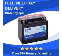 Exide ETX20H-BS Motorcycle Battery 12V AGM YTX20H-BS Sealed