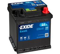 Exide Excell 44Ah 400CCA 12v Type 202 Car Battery 3 Year Warranty - EB440