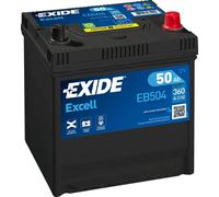 Exide Excell 50Ah 360CCA 12v Type 008 Car Battery 3 Year Warranty - EB504
