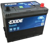 EXIDE EXCELL EB704 Car Battery 12V 70AH 540A 030SE / 068