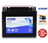 EXIDE Honda VFR 750 FV RC36 1997 Ion Battery YTX12-BS