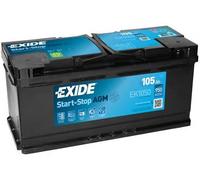 EXIDE Micro-Hybrid - AGM Battery - EK1050 BMW X5 2.0 xDrive25d F15