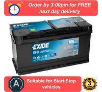 EXIDE Micro-Hybrid - EFB Battery - EL1050