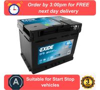 EXIDE Micro-Hybrid - EFB Battery - EL600 Volkswagen Golf 1.4 GTE MK8 (2020-)