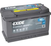Exide Premium Carbon Boost EA900 90Ah 12V 720A(EN) | Compatible with: Alfa Romeo Spider, Audi A4 B5, A4 B5 Avant, A4 B6, A4 B6 Avant, A4 B6 Cabriolet, A4 B7, A4 B7 Avant