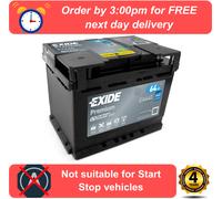 Exide Premium EA640 TYPE 027 Heavy Duty Car Van Battery 12V 64Ah 640A 4Yrs Wrnty