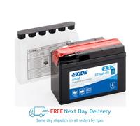 Exide YTR4A-BS Battery 35 CCA 2.4Ah 1 Year Warranty