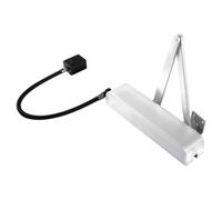Exidor 9870 Electro-Magnetic Free-Swing Fire Door Closer - Silver Radius