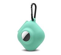 EXIEUSKJ 2 in 1 Silicone Case Compatible with Beats Fit Pro and Air Tag,Premium Soft Skin Cover Shock-Absorbing,Anti-Scratch Carrying Protective Case(Mint Green)