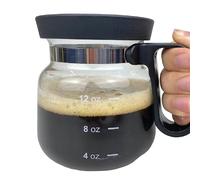 EXIGENT Coffee Glass Pot Tea Cup Mug Collectible 16 Oz Ounces (Coffeepot)