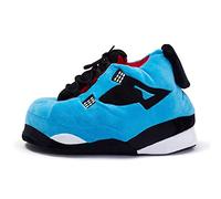 EXIGENT Sneaker Slippers Kicks Shoes Adult | Men and Women | One Size Fits Most - Blue, Christmas/Summer