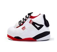 EXIGENT Sneaker Slippers Kicks Shoes Adult | Men and Women | One Size Fits Most Christmas Summer, White_2, One Size Women/One Size Men