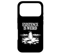 Existence Is Weird Penguin - Funny Philosophical Motivation Case for iPhone 17 Pro
