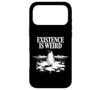 Existence Is Weird Penguin - Funny Philosophical Motivation Case for iPhone 17 Pro Max