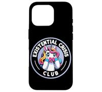 Existential Crisis Club Unicorn Humor Case for iPhone 16 Pro