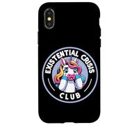 Existential Crisis Club Unicorn Humor Case for iPhone X/XS