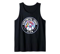 Existential Crisis Club Unicorn Humor Tank Top