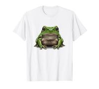 Existential Frog Meme Art: Deep Contemplation Amphibian Desi T-Shirt