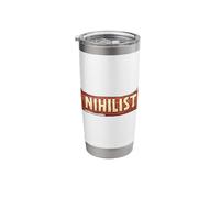 Existentialist Nihilism Design for a Philosopher Stainless Steel Insulated Tumbler