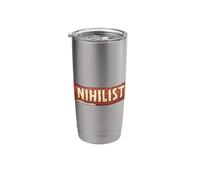 Existentialist Nihilism Design for a Philosopher Stainless Steel Insulated Tumbler