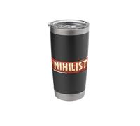 Existentialist Nihilism Design for a Philosopher Stainless Steel Insulated Tumbler