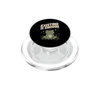 Existing Is Enough Meditating Frog PopSockets PopGrip for MagSafe
