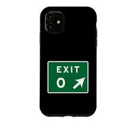 Exit 0 Zero Cape May NJ New Jersey Shore Parkway Sign Case for iPhone 11