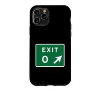 Exit 0 Zero Cape May NJ New Jersey Shore Parkway Sign Case for iPhone 11 Pro