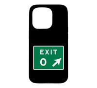 Exit 0 Zero Cape May NJ New Jersey Shore Parkway Sign Case for iPhone 15 Pro