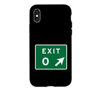 Exit 0 Zero Cape May NJ New Jersey Shore Parkway Sign Case for iPhone X/XS
