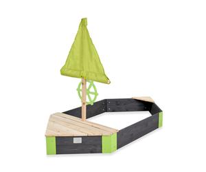 EXIT Aksent Wooden Sandpit Boat 190x90cm