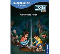 EXIT® - Das Buch Kids, Bücherhelden 2. Klasse, Gefährliche Ferien: Gut lesen können - Kinderbuch für Erstleser ab 7 Jahren - Kniffliger Rätselspaß zur erfolgreichen Spiele-Reihe EXIT®