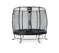 EXIT Elegant Premium Trampoline 8.3ft with Deluxe Safety Net - Black