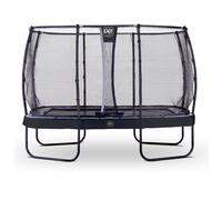 EXIT Elegant Premium Trampoline 8x14ft with Deluxe Safety Net - Black