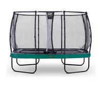 EXIT Elegant Premium Trampoline 8x14ft with Deluxe Safety Net - Green