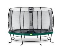 EXIT Elegant trampoline 12ft with Economy safetynet - green