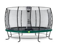 EXIT Elegant trampoline 14ft with Economy safetynet - green