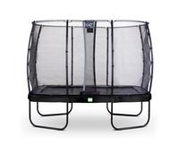 EXIT Elegant Trampoline 7x12ft with Economy Safety Net - Black