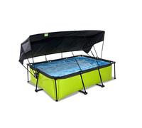 EXIT Frame Pool 220x150x60cm (12v Cartridge filter) - Lime +