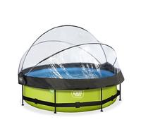 EXIT Frame Pool ø300x76cm (12v Cartridge filter) - Lime + Do