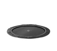 EXIT InTerra ground-level sports trampoline 12ft - black