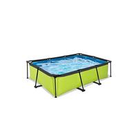 EXIT Lime Pool 7ft x 5ft X 25.6in with Filter Pump - Green