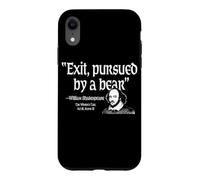 Exit Pursued By A Bear William Shakespeare The Winter's Tale Case for iPhone XR