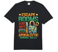 Exit Room Puzzle Challenge Escape Room Comfort Colors Adult Heavyweight T-Shirt