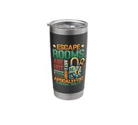 Exit Room Puzzle Challenge Escape Room Stainless Steel Insulated Tumbler