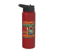 Exit Room Puzzle Challenge Escape Room Stainless Steel Insulated Water Bottle