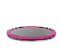 EXIT Silhouette ground sports trampoline 14ft - pink