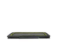 EXIT Toys Silhouette Ground Sports Trampoline - 8x12ft - Inground Rectangular Trampoline - for 14 Years and Older - Fitness Exercise - Includes Feet Safety System - Great Jumping Power - Black