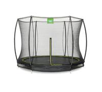 EXIT Silhouette ground trampoline 10ft with safety net - black